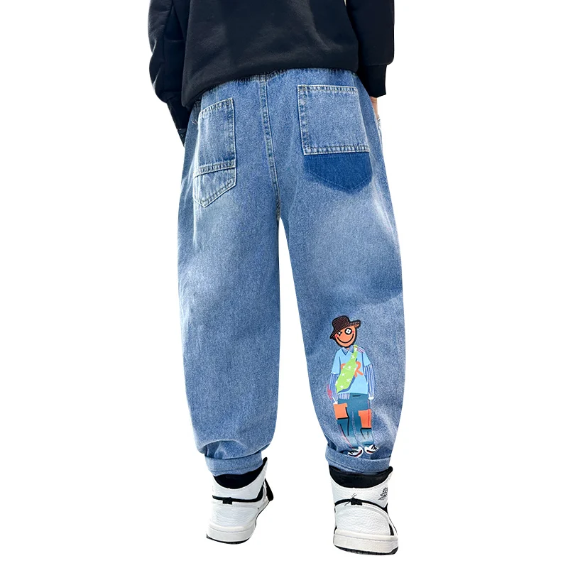Boys Casual Jeans Spring Autumn Cartoon Pattern Pants 2025 New Fashion Children Loose Trousers Big Boys Clothes 6 8 10 12 14Yrs
Boys Casual Jeans Spring Autumn Cartoon Pattern Pants 2025 New Fashion Children Loose Trousers Big Boys Clothes 6 8 10 12 14Yrs