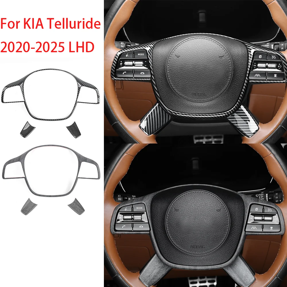 For KIA Telluride 2020-2025 LHD 3PCS Wood Grain Upper Console Frame Trim Strip ABS Interior Decor Car Styling Accessories
For KIA Telluride 2020-2025 LHD 3PCS Wood Grain Upper Console Frame Trim Strip ABS Interior Decor Car Styling Accessories