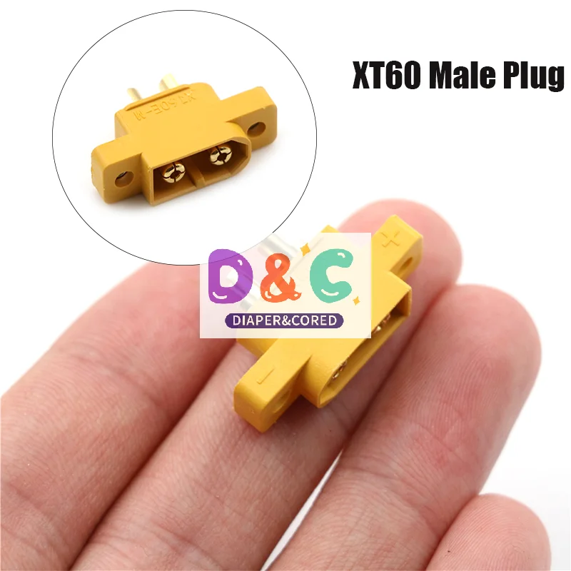 1Pcs High Quality XT60E-M Mountable XT60 Male Plug Connector For RC Models Multicopter
1Pcs High Quality XT60E-M Mountable XT60 Male Plug Connector For RC Models Multicopter