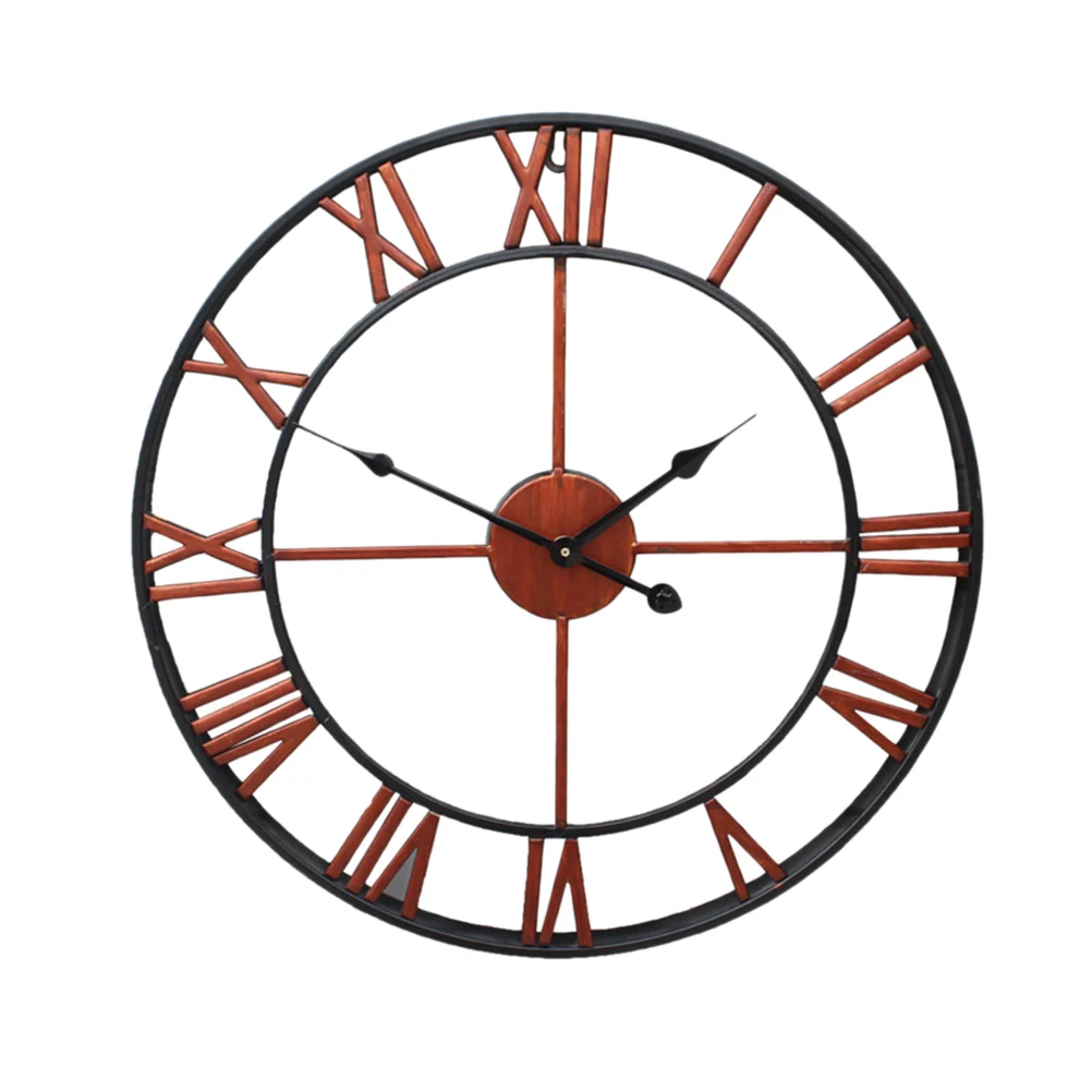 Retro Wall 15.7 Inch Hollowed out Roman Numeral Decorative Mute Metal Clock for Vintage European Clock Home Office Cafe
Retro Wall 15.7 Inch Hollowed out Roman Numeral Decorative Mute Metal Clock for Vintage European Clock Home Office Cafe