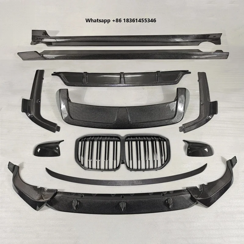 For X7 G07 Pre Real Carbon Fiber Aerodynamic Body Kit Front Rear Lip Side Skirts Spoiler Gr DurablePremium Car Accessories
For X7 G07 Pre Real Carbon Fiber Aerodynamic Body Kit Front Rear Lip Side Skirts Spoiler Gr DurablePremium Car Accessories