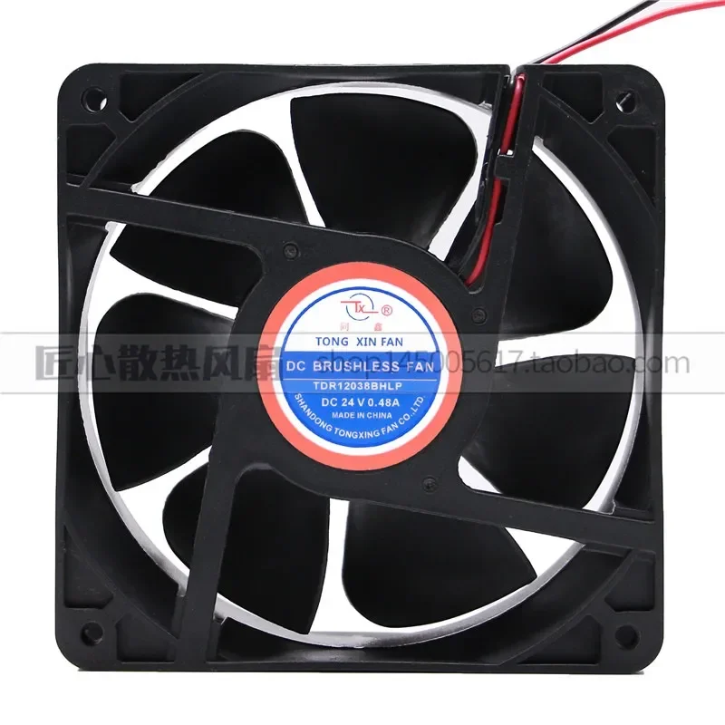 Original TX Tongxin TDR12038BHLP Cooling Fan for 24V 0.48A 12cm 12038
Original TX Tongxin TDR12038BHLP Cooling Fan for 24V 0.48A 12cm 12038