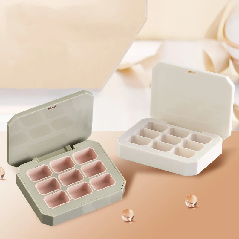 9-color Pigment Packaging Grid Solid Nail Polish Glue Packaging Tray Student Painting Palette Art Supplies Watercolor Palette
9-color Pigment Packaging Grid Solid Nail Polish Glue Packaging Tray Student Painting Palette Art Supplies Watercolor Palette
