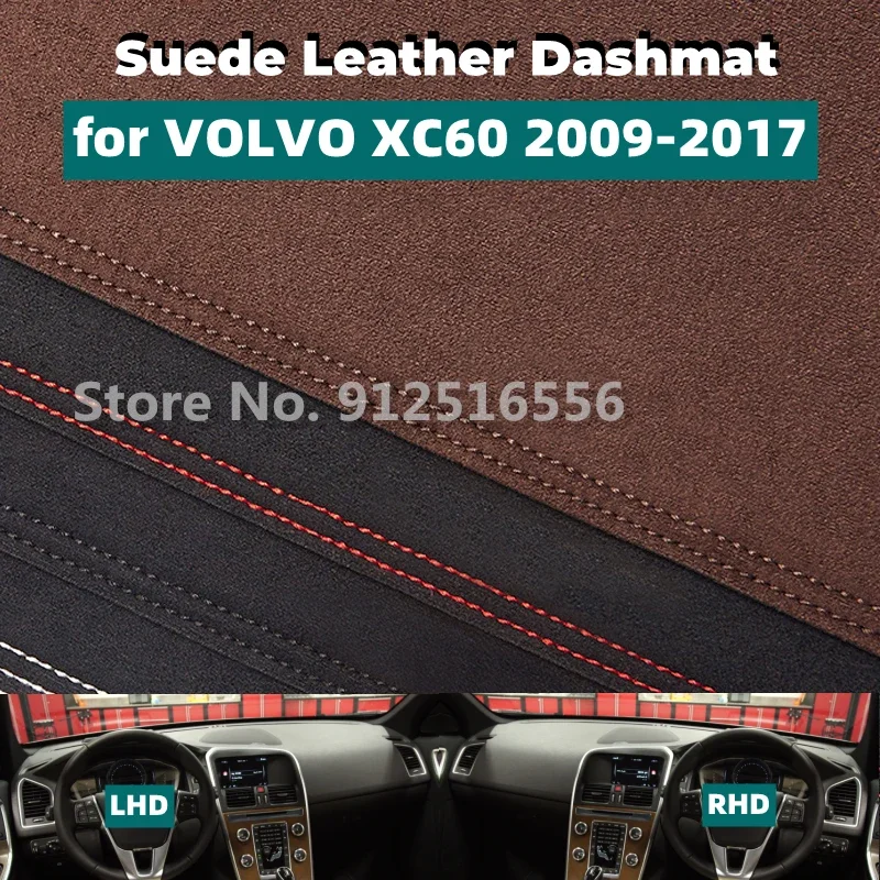 Car Suede Leather Dashmat Dash Mats Pad Dashboard Covers Sun Shade Carpet for VOLVO XC60 2009-2017 2010 2011 2012 2013 2014 2015
Car Suede Leather Dashmat Dash Mats Pad Dashboard Covers Sun Shade Carpet for VOLVO XC60 2009-2017 2010 2011 2012 2013 2014 2015