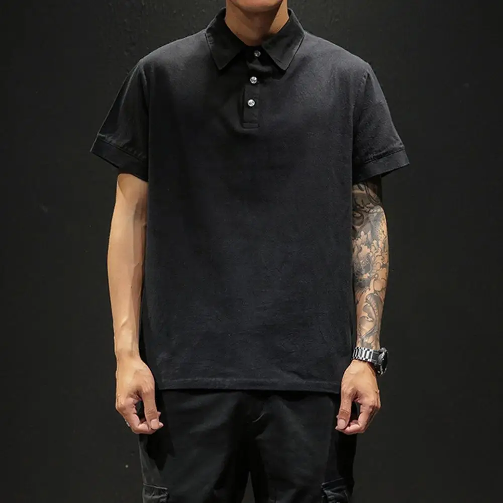 Summer Men Formal Top Short Sleeve Half Open Lapel Solid Color Mid Length Commute Formal Office Wear Business Shirt
Summer Men Formal Top Short Sleeve Half Open Lapel Solid Color Mid Length Commute Formal Office Wear Business Shirt
