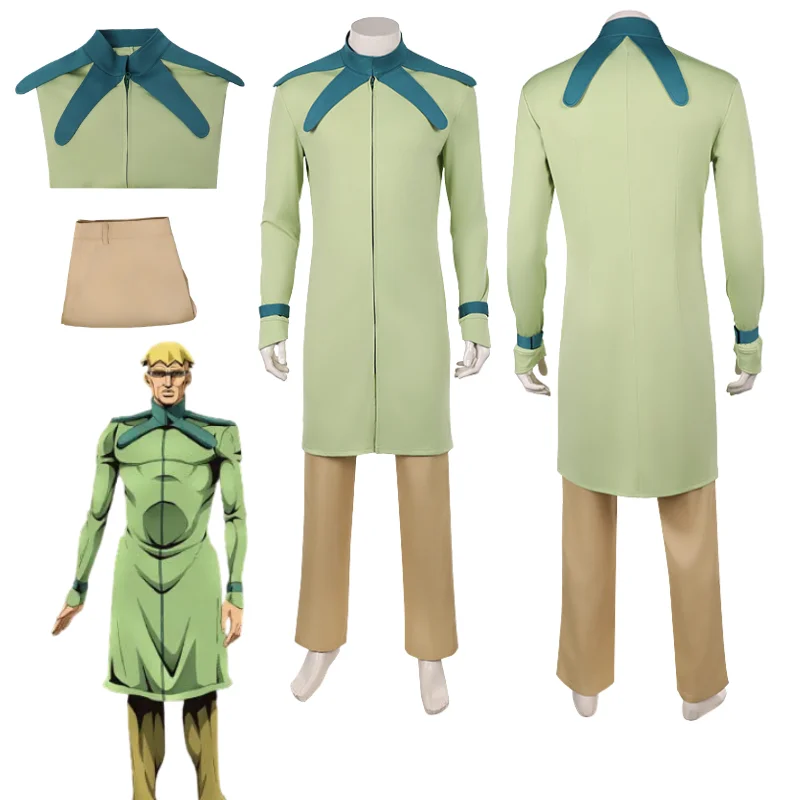 Anime Roleplay Male Steven Steel Cosplay Costume Green suit Halloween Carnival Fancy new set
Anime Roleplay Male Steven Steel Cosplay Costume Green suit Halloween Carnival Fancy new set