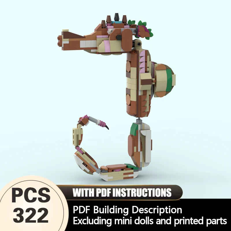 Creators Animal Series Model MOC Building Bricks Seahorse Modular Technology Gifts Holiday Assemble Children Toys Suit
Creators Animal Series Model MOC Building Bricks Seahorse Modular Technology Gifts Holiday Assemble Children Toys Suit