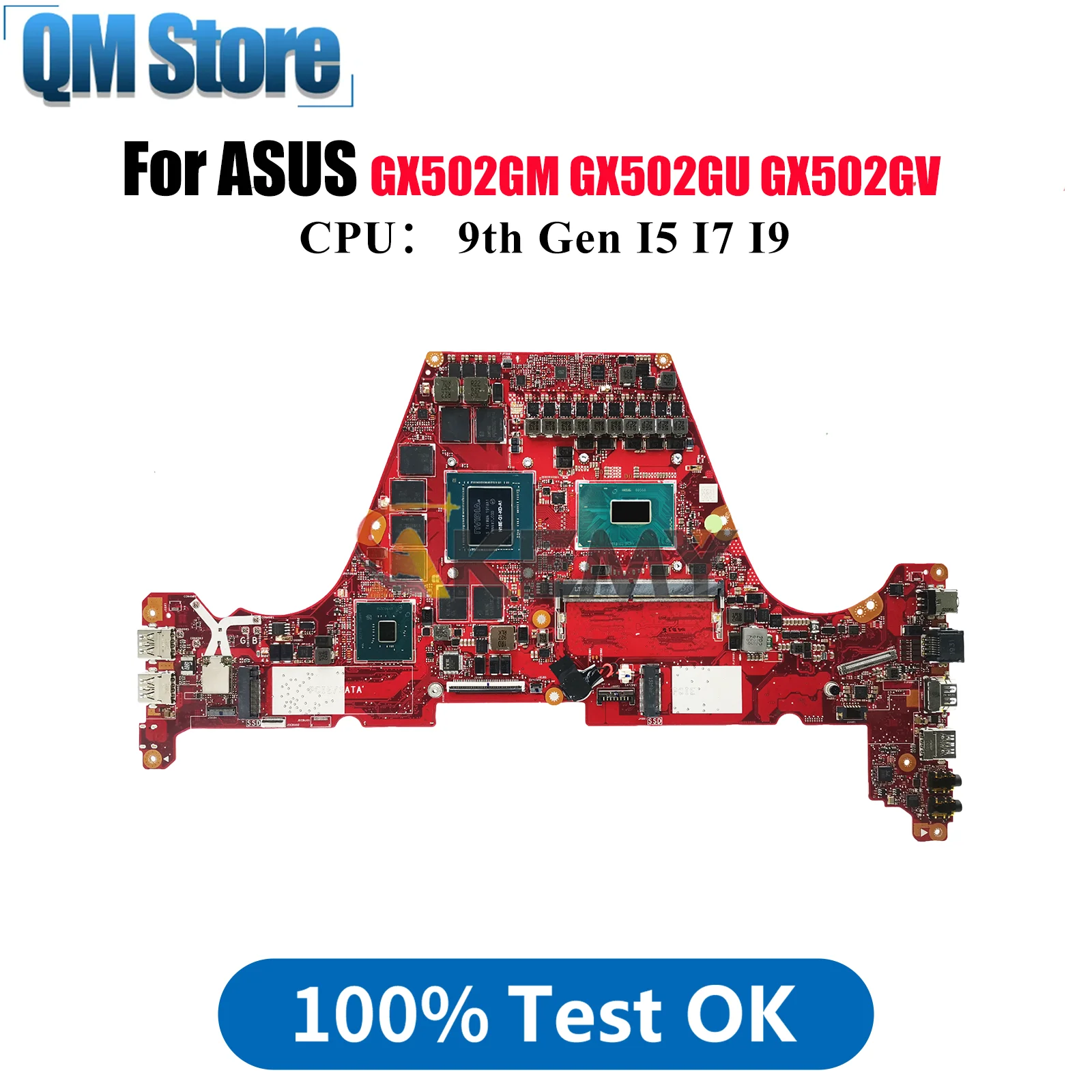 GX502GW Laptop Motherboard For ASUS ROG Zephyrus MW502G GX502GV GX502G GX502GU GX502GW GX502GM Mainboard I5 I7 I9 CPU 100% tests
GX502GW Laptop Motherboard For ASUS ROG Zephyrus MW502G GX502GV GX502G GX502GU GX502GW GX502GM Mainboard I5 I7 I9 CPU 100% tests
