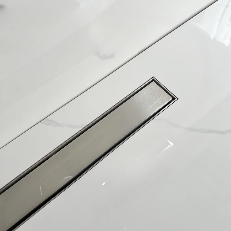 Ultra-narrow invisible floor drain can be inlaid with brick 304 stainless steel strip side shower outdoor courtyard line
Ultra-narrow invisible floor drain can be inlaid with brick 304 stainless steel strip side shower outdoor courtyard line