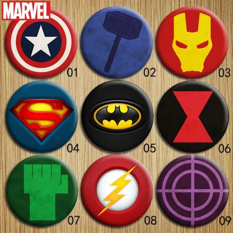 Товары Marvel, милый мультфильм, Капитан Америка, Тор, Железный человек, Супермен, Человек-Паук, Халк, супергерой, новая креативная брошь со значком
Товары Marvel, милый мультфильм, Капитан Америка, Тор, Железный человек, Супермен, Человек-Паук, Халк, супергерой, новая креативная брошь со значком