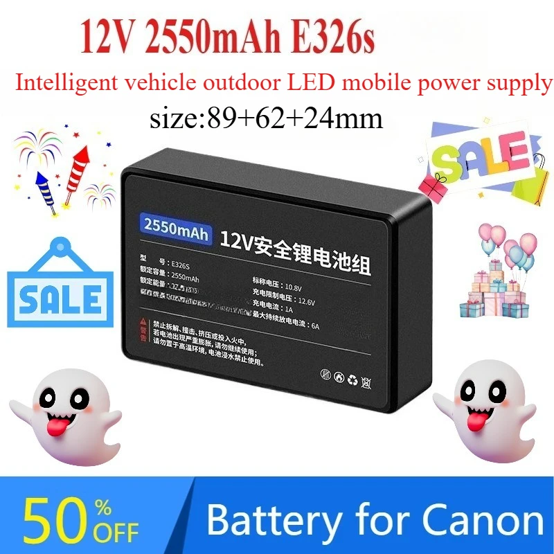 12V 2550mAh Lithium Battery Pack E326S Large Capacity 18650 for Smart Cars Robots Outdoor LED and Mobile Power Supply
12V 2550mAh Lithium Battery Pack E326S Large Capacity 18650 for Smart Cars Robots Outdoor LED and Mobile Power Supply