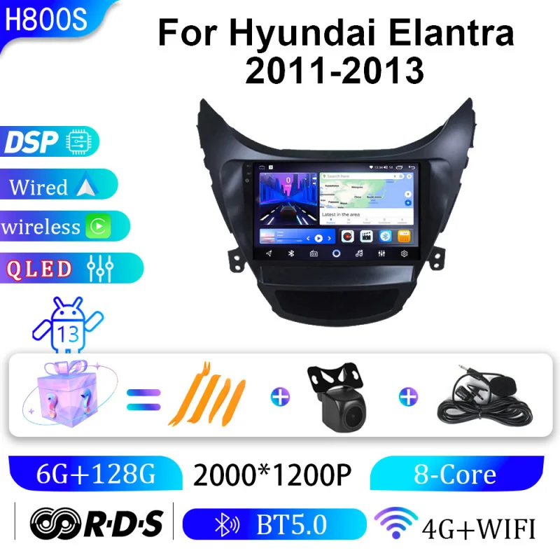 For Hyundai Elantra 2011 2012 2013 Car Multimedia Player Android Car Player GPS WIFI Carplay 4G Car Radio Navigation Stereo
For Hyundai Elantra 2011 2012 2013 Car Multimedia Player Android Car Player GPS WIFI Carplay 4G Car Radio Navigation Stereo