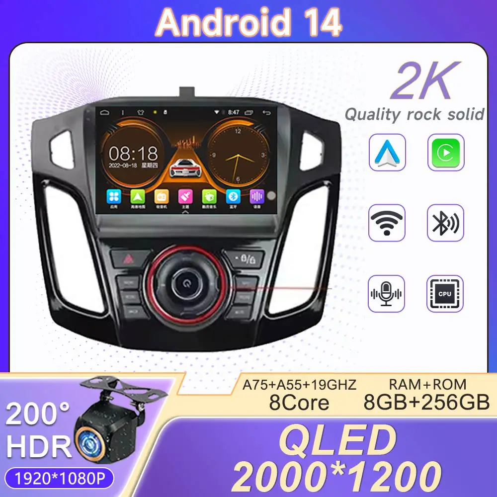 Android 14 Multimedia Head Unit For Ford Focus 3 Mk 3 2011 2012 2013 2014 2015-2019 Car Player GPS Stereo Navigation Auto Radio
Android 14 Multimedia Head Unit For Ford Focus 3 Mk 3 2011 2012 2013 2014 2015-2019 Car Player GPS Stereo Navigation Auto Radio