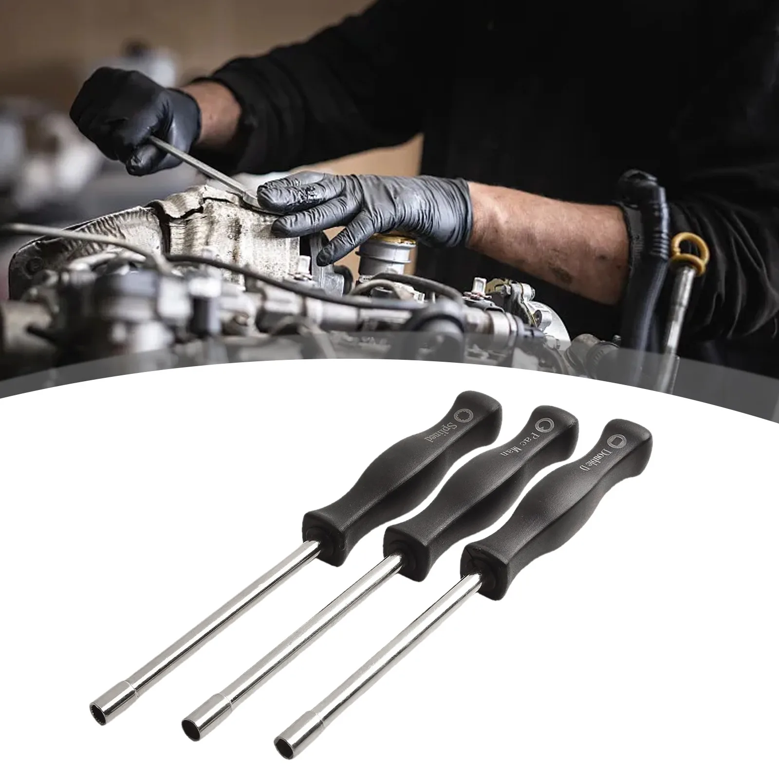 3pcs Professional Carburetor Adjustment Tool Screwdriver PacMan Splined 21 Double D Hexagon For Most Carburetor
3pcs Professional Carburetor Adjustment Tool Screwdriver PacMan Splined 21 Double D Hexagon For Most Carburetor