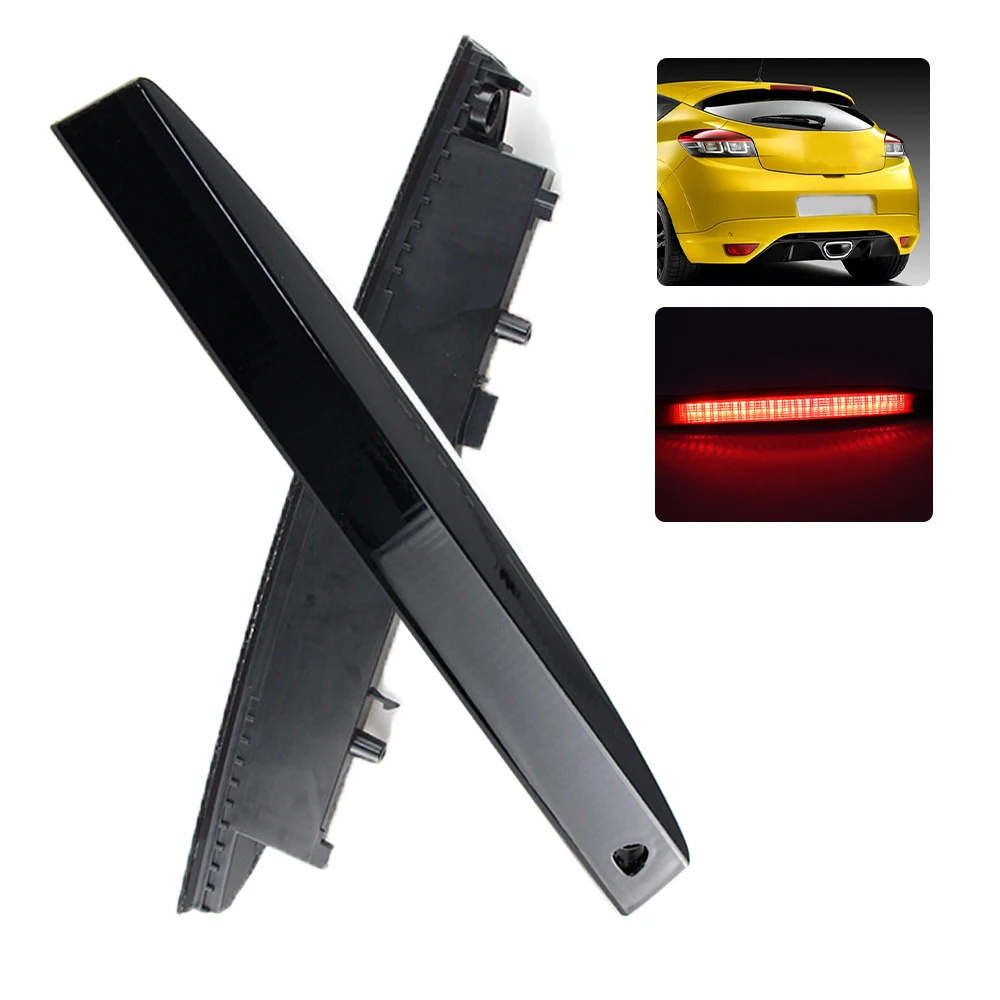 1PC Smoked/Red Lens LED High Mount Stop Lamp For Renault Megane MK II 2003 2004 2005 2006 2007 2008 12V LED Third Brake Light
1PC Smoked/Red Lens LED High Mount Stop Lamp For Renault Megane MK II 2003 2004 2005 2006 2007 2008 12V LED Third Brake Light