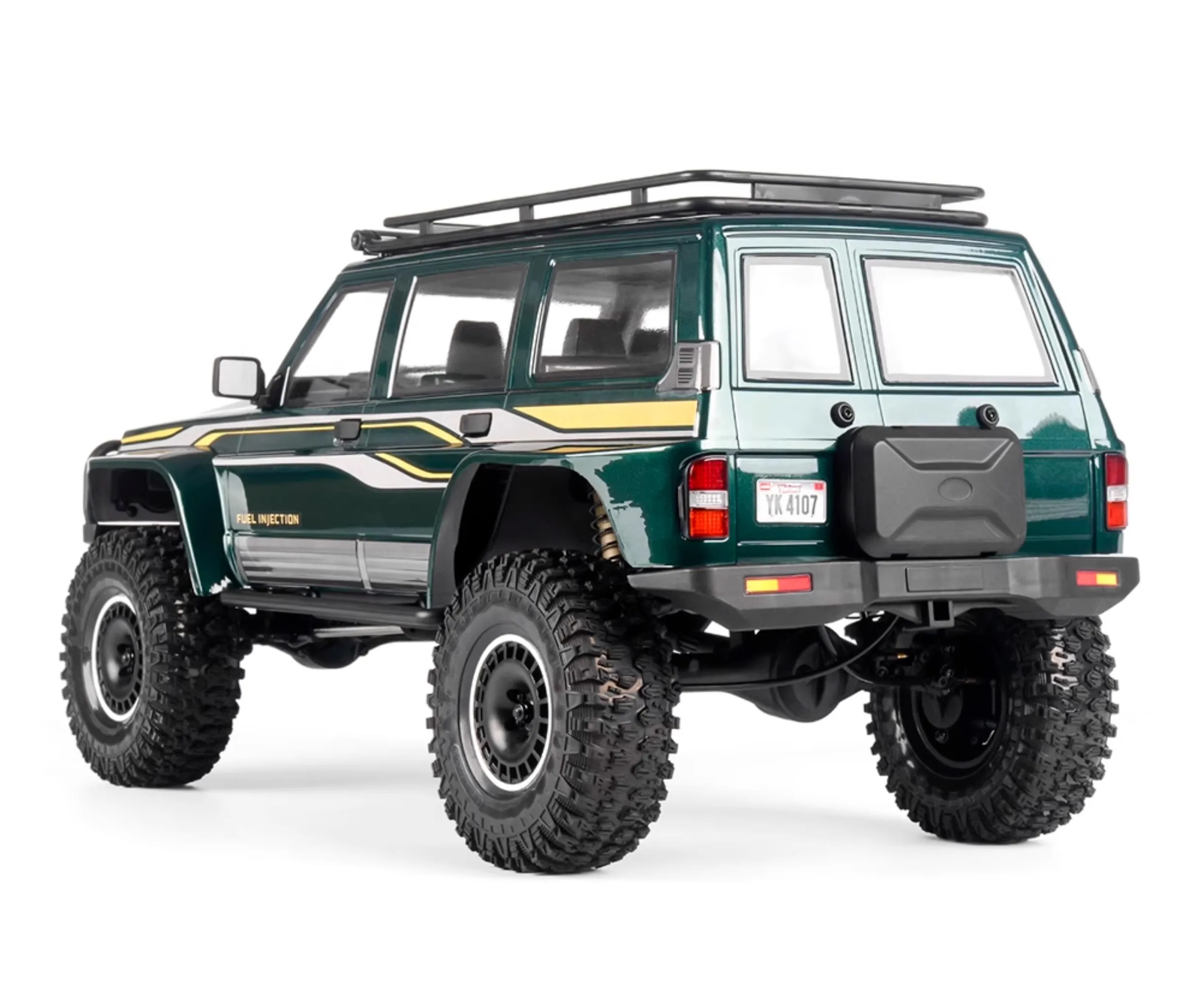 Бесщеточная версия YK4107Pro; Радиоуправляемый гусеничный автомобиль в масштабе 1/10 с 4WD, 2-скоростным дифференциальным замком и реалистичной моделью Toyota Land Cruiser
Бесщеточная версия YK4107Pro; Радиоуправляемый гусеничный автомобиль в масштабе 1/10 с 4WD, 2-скоростным дифференциальным замком и реалистичной моделью Toyota Land Cruiser