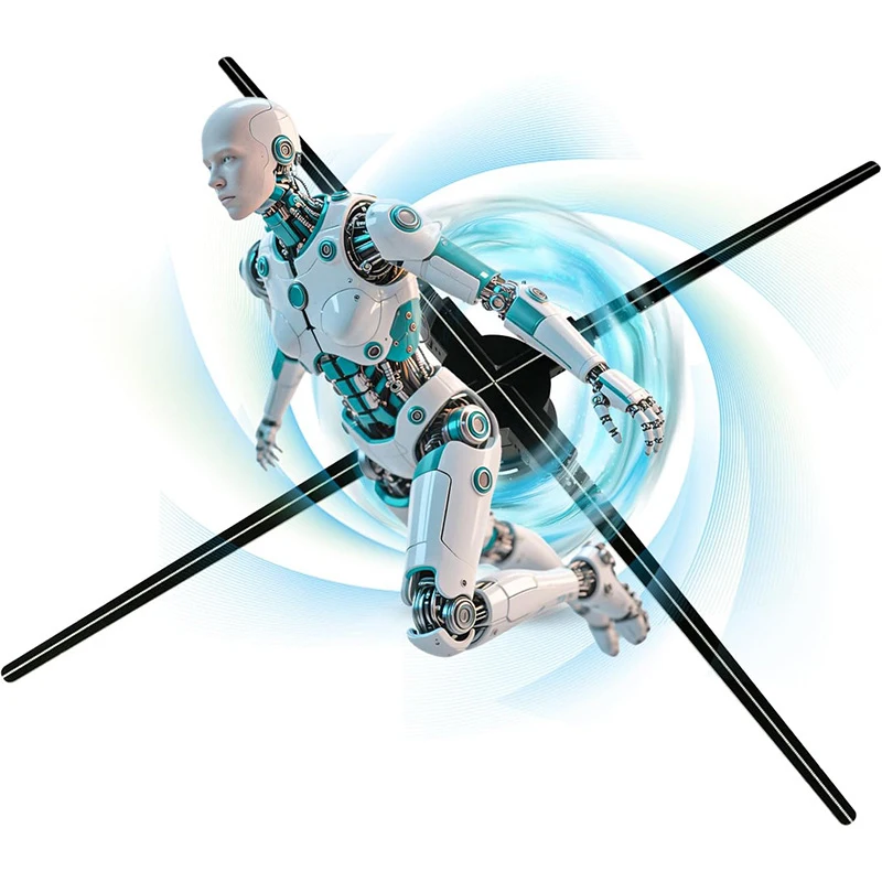 Photon Virtual 3D Holographic Fan Projector Naked-Eye LED Suspended Rotating Air Imaging Advertising Machine
Photon Virtual 3D Holographic Fan Projector Naked-Eye LED Suspended Rotating Air Imaging Advertising Machine