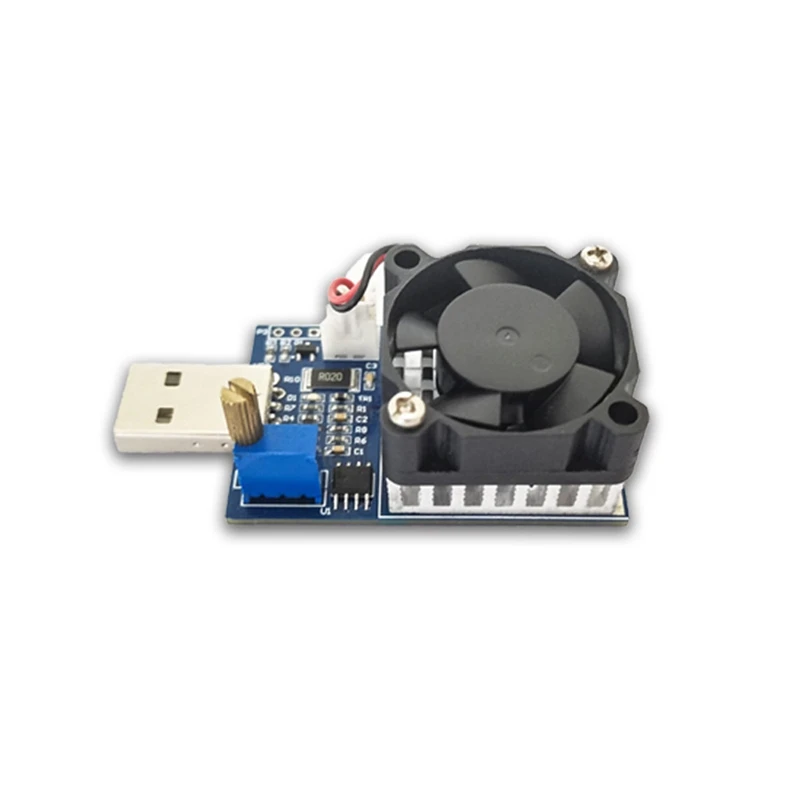 15W USB Electronic Load Module Aging Discharger Intelligent Discharge Resisto Module
15W USB Electronic Load Module Aging Discharger Intelligent Discharge Resisto Module