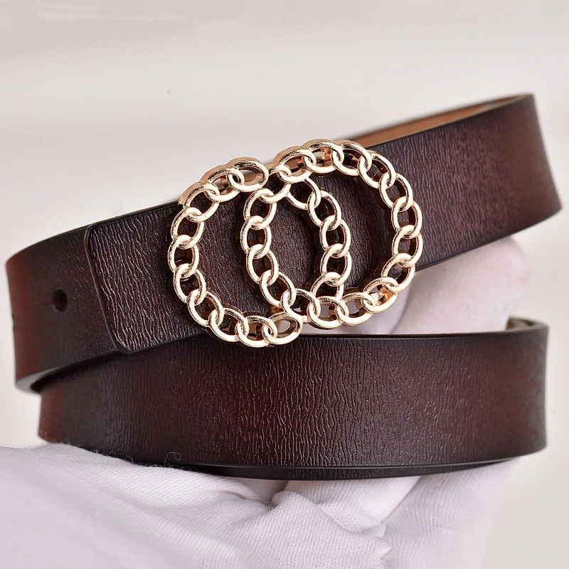 Ladies' waist belt smooth double circle hollow round buckle belt European and American popular style personalized versatile fash
Ladies' waist belt smooth double circle hollow round buckle belt European and American popular style personalized versatile fash