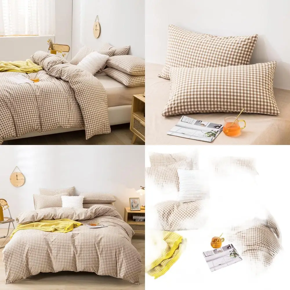 Полноразмерный комплект одеял в клетку: постельное белье в бежевую сетку из трех предметов с наволочками для комфорта на год
Полноразмерный комплект одеял в клетку: постельное белье в бежевую сетку из трех предметов с наволочками для комфорта на год