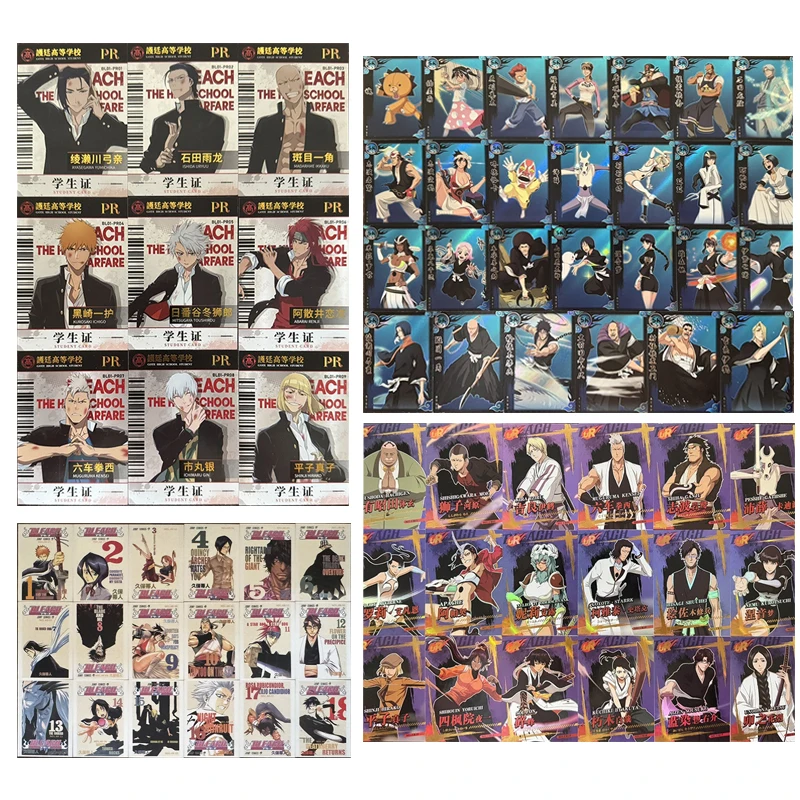Japanese Anime Bleach Kurosaki Ichigo Ishida Uryuu Madarame Ikkaku Christmas Birthday Present Collectible Cards Children's Toys
Japanese Anime Bleach Kurosaki Ichigo Ishida Uryuu Madarame Ikkaku Christmas Birthday Present Collectible Cards Children's Toys