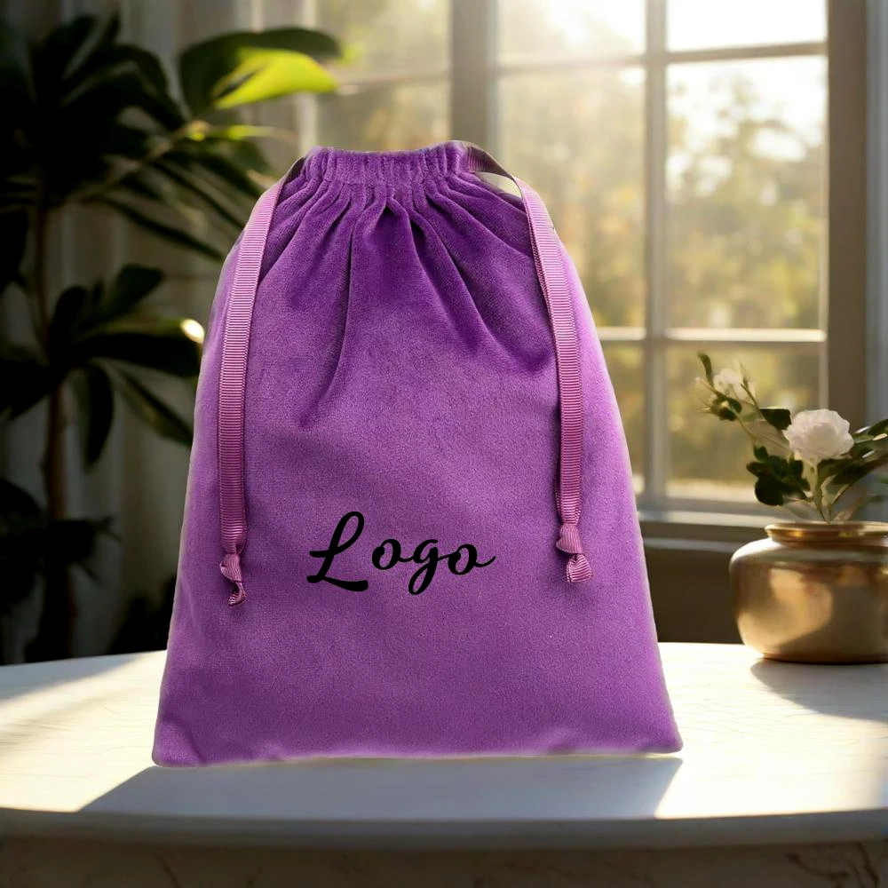 Большая бархатная сумка с логотипом на шнурке для сумки, упаковка для обуви, мягкая бархатная тканевая сумка для духов, косметики, свадебного подарка 
Большая бархатная сумка с логотипом на шнурке для сумки, упаковка для обуви, мягкая бархатная тканевая сумка для духов, косметики, свадебного подарка