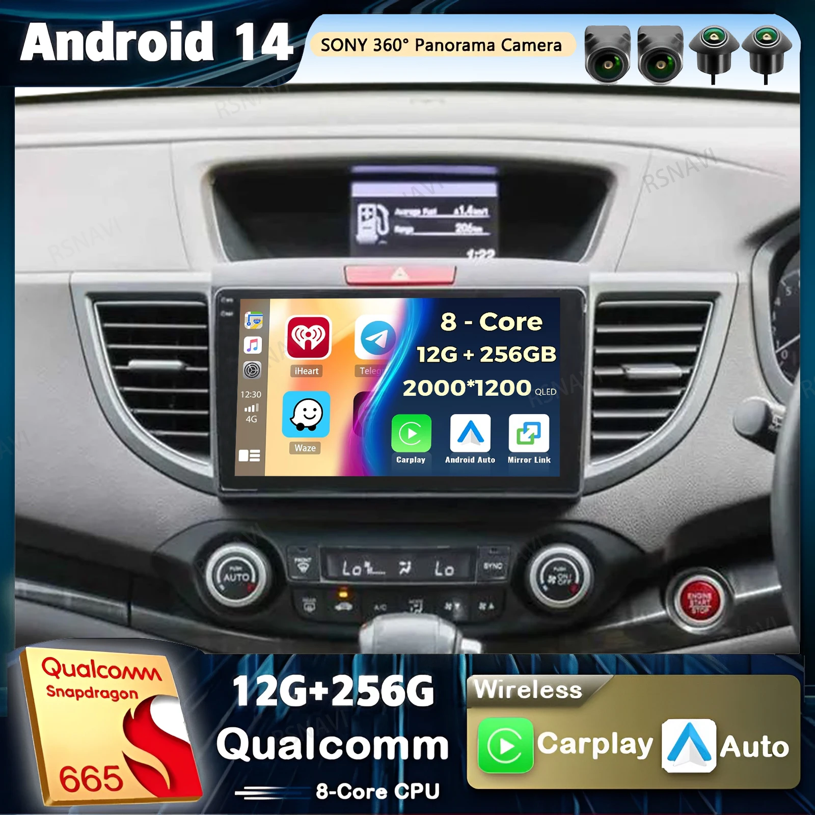 Автомобильное радио Android 14 CarPlay для Honda CRV CR-V 4 RM RE 2011-2018 Мультимедийная навигация GPS Стерео Авто видео головное устройство BT DVD
Автомобильное радио Android 14 CarPlay для Honda CRV CR-V 4 RM RE 2011-2018 Мультимедийная навигация GPS Стерео Авто видео головное устройство BT DVD