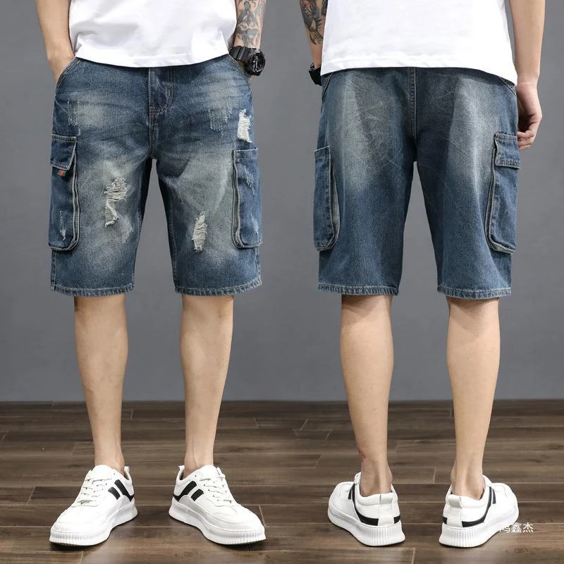 2025denim Shorts, Men's Workwear, Cropped Pants, Loose, Trendy, Versatile, Japanese Retro, Korean Style, Summer Men's Shorts
2025denim Shorts, Men's Workwear, Cropped Pants, Loose, Trendy, Versatile, Japanese Retro, Korean Style, Summer Men's Shorts