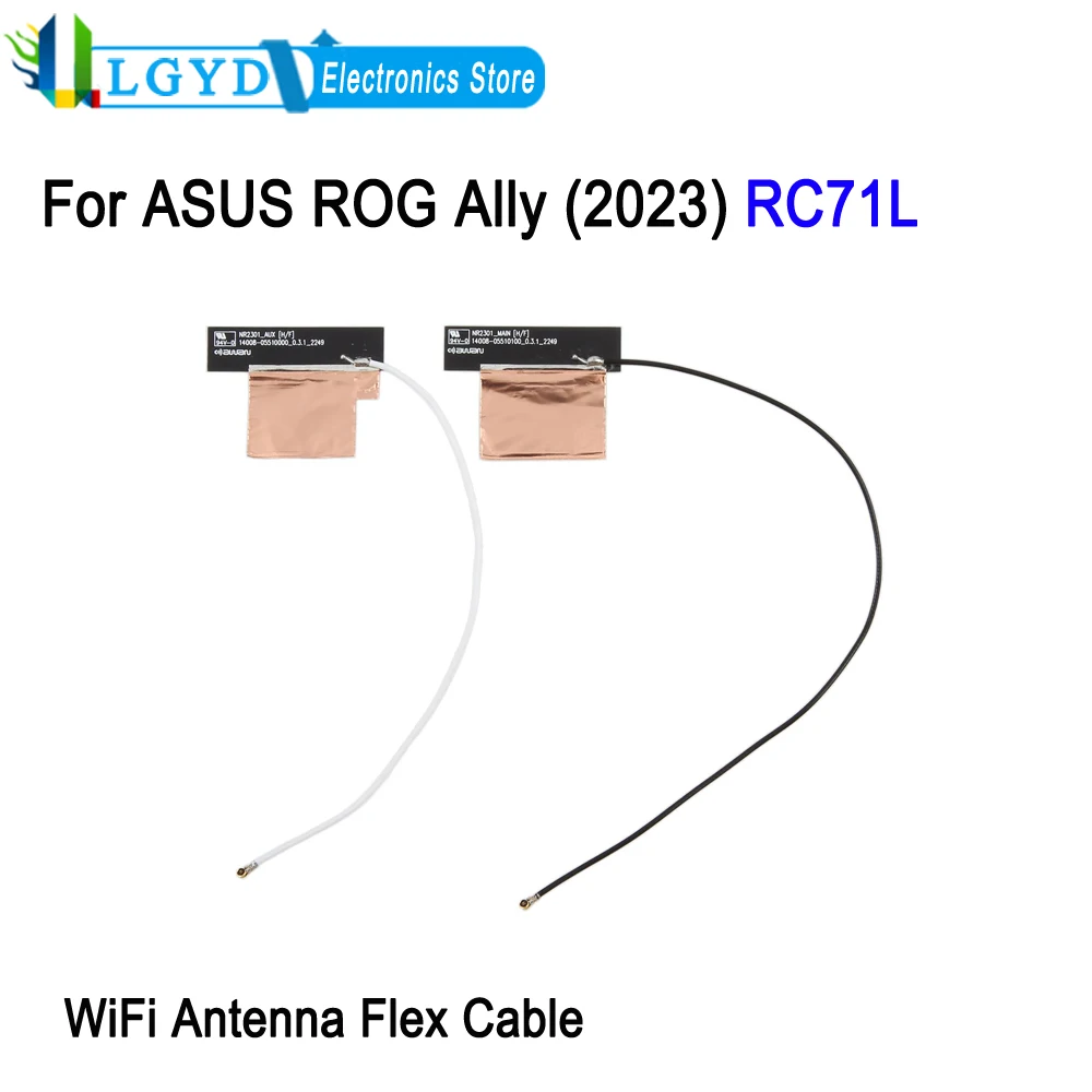 1 Pair WiFi Antenna Flex Cable For ASUS ROG Ally 2023 RC71L, NR2301-MAIN NR2301-AUX Cable Replacement Part
1 Pair WiFi Antenna Flex Cable For ASUS ROG Ally 2023 RC71L, NR2301-MAIN NR2301-AUX Cable Replacement Part