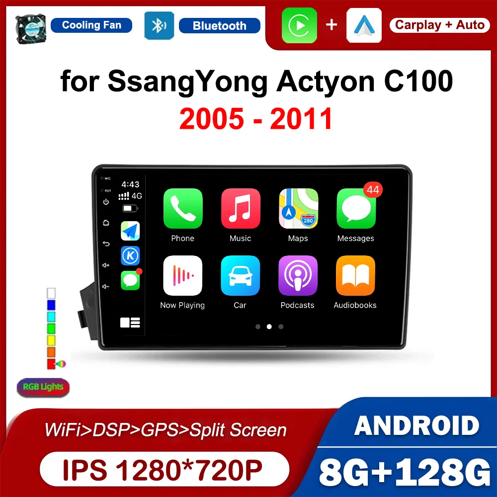 9 '' Car Multimedia Radio Video Player GPS Navi for SsangYong Actyon C100 2005 - 2011 Android OS Auto Accessories WiFi HD Screen
9 '' Car Multimedia Radio Video Player GPS Navi for SsangYong Actyon C100 2005 - 2011 Android OS Auto Accessories WiFi HD Screen