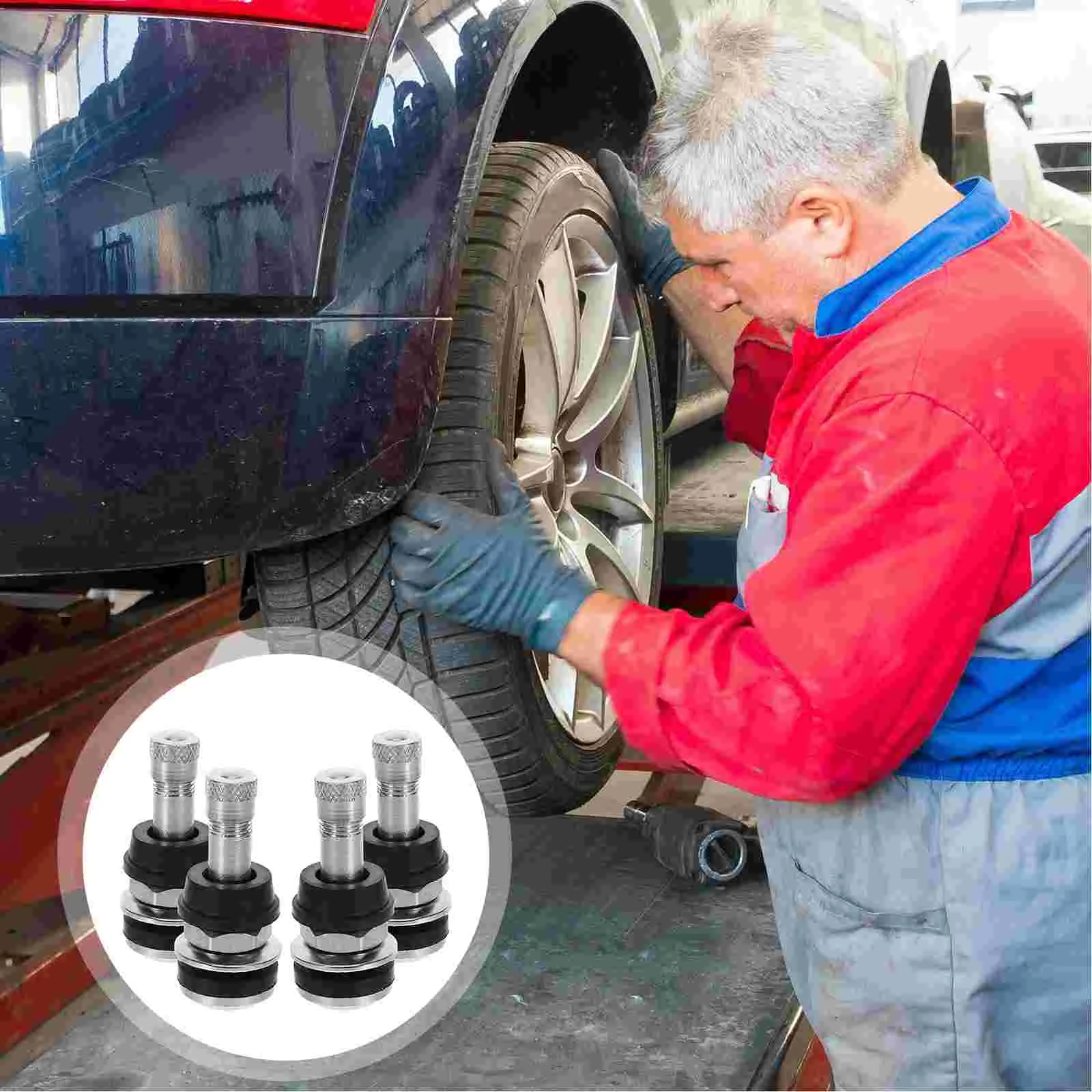 4 Pcs Car Tire Accessories Valve Extensions for Wheels Truck Stem Tubeless Stems Rubber Adapter
4 Pcs Car Tire Accessories Valve Extensions for Wheels Truck Stem Tubeless Stems Rubber Adapter