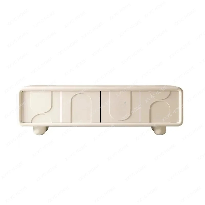 L Cream TV Cabinet High-End and Fashionable Living Room Audiovisual Cabinet Simple Home Floor Cabinet
L Cream TV Cabinet High-End and Fashionable Living Room Audiovisual Cabinet Simple Home Floor Cabinet