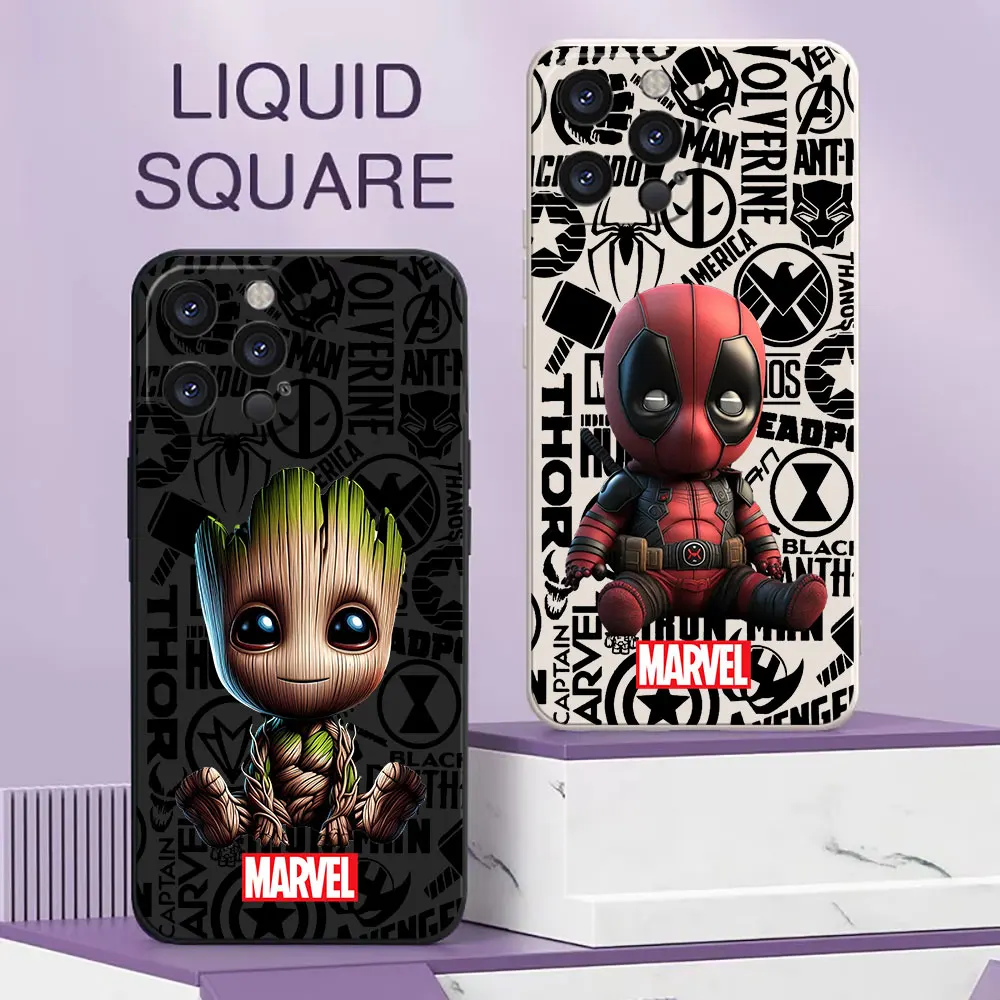 Cute Baby Groot Deadpool For iPhone 16 Pro Max Case For iPhone 16 15 14 13 12 11 Pro Max 15 Plus Mini Case Liquid Silicone Cover
Cute Baby Groot Deadpool For iPhone 16 Pro Max Case For iPhone 16 15 14 13 12 11 Pro Max 15 Plus Mini Case Liquid Silicone Cover