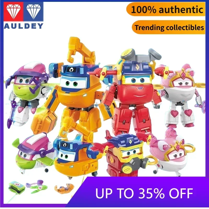 Auldey Super Wings Transforming Robot Career Set - Sasha/Dashi/Great Engineer/Firefighter, 6-in-1 Action Figure Toys for Kids
Auldey Super Wings Transforming Robot Career Set - Sasha/Dashi/Great Engineer/Firefighter, 6-in-1 Action Figure Toys for Kids