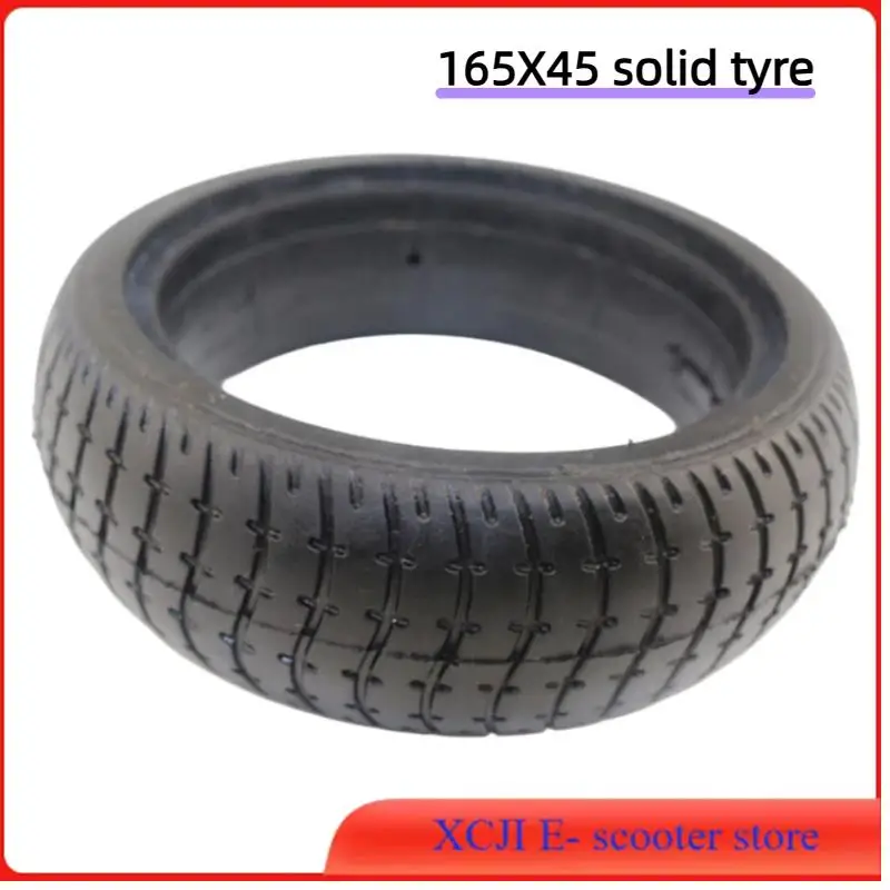 6,5-дюймовая цельнолитая шина 165x45, подходит для маленьких электросамокатов и балансировочных велосипедов, взрывобезопасная бескамерная шина, запчасти
6,5-дюймовая цельнолитая шина 165x45, подходит для маленьких электросамокатов и балансировочных велосипедов, взрывобезопасная бескамерная шина, запчасти