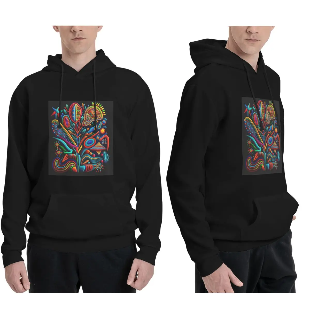 Huichol Mexican Yarn Painting Style Throw Cushion Hoodies Men Women Pullover Sweatshirt Long Sleeve Streetwear Autumn Winter
Huichol Mexican Yarn Painting Style Throw Cushion Hoodies Men Women Pullover Sweatshirt Long Sleeve Streetwear Autumn Winter