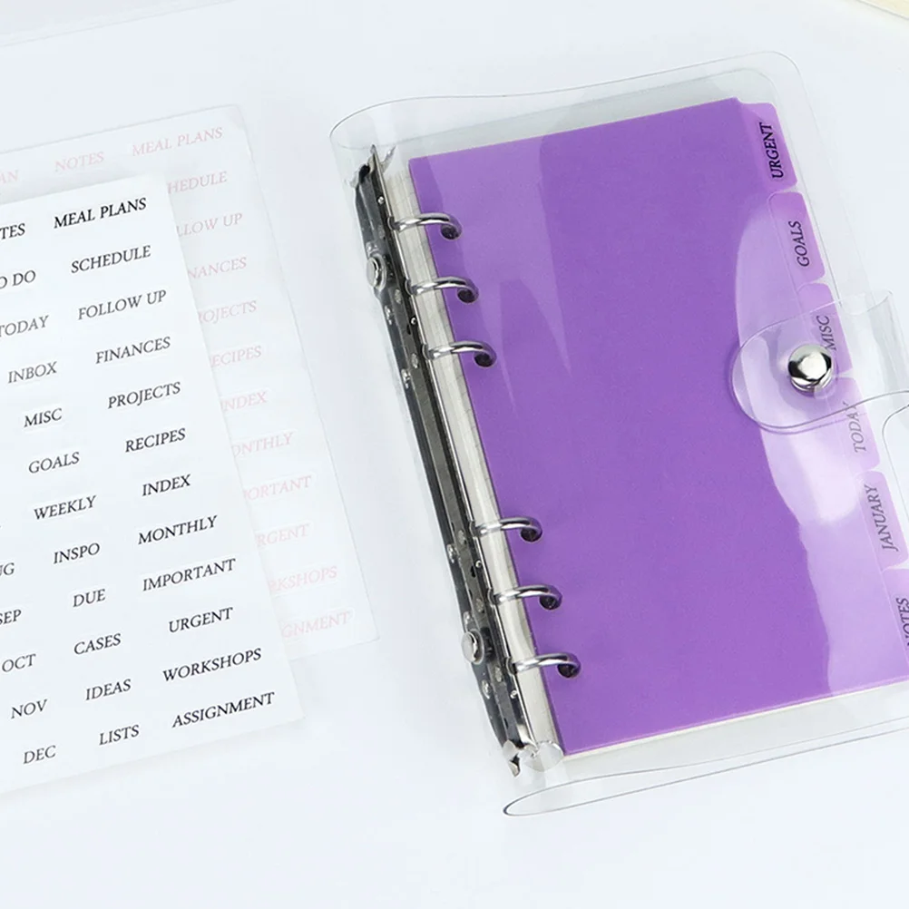 Binder Dividers With Tabs Premium 6-Ring Plastic Page Dividers For Notebooks Journals Reports School Office Home Index
Binder Dividers With Tabs Premium 6-Ring Plastic Page Dividers For Notebooks Journals Reports School Office Home Index
