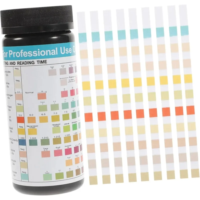 10 Parameter Urine Test Strips for Urinalysis Glucose Ketone Protein Occult Blood Testing Urine Analyzer Supplies for Home
10 Parameter Urine Test Strips for Urinalysis Glucose Ketone Protein Occult Blood Testing Urine Analyzer Supplies for Home