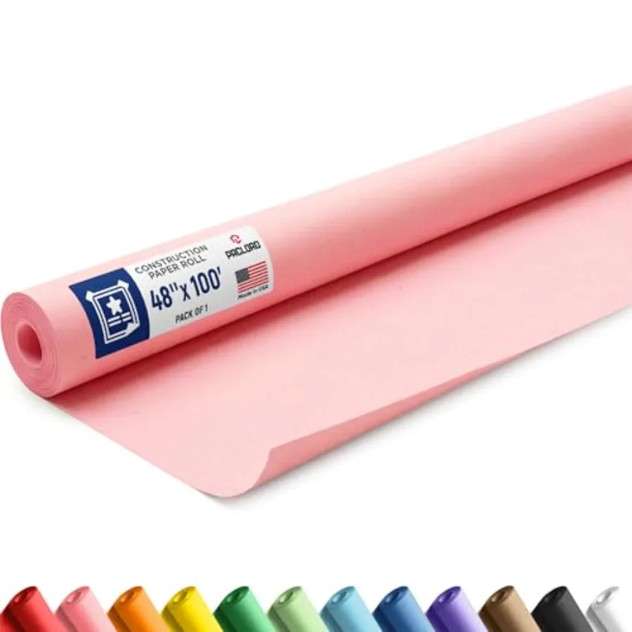 Construction Paper Roll 48" x 100 Feet Made in USA 48" Bulletin Board Paper for Classroom and School Teachers and
Construction Paper Roll 48" x 100 Feet Made in USA 48" Bulletin Board Paper for Classroom and School Teachers and
