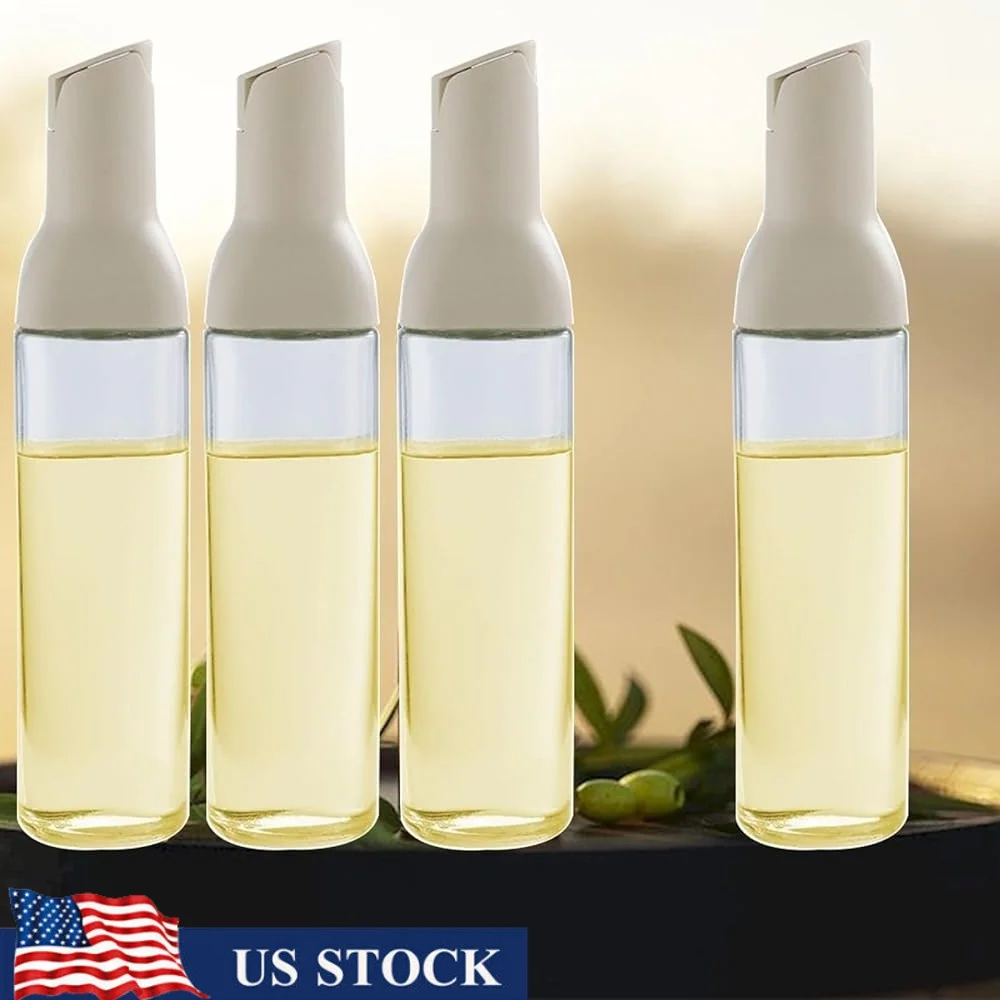 Oil Dispenser Bottle 4 Pack Non Drip Olive Oil Dispenser Auto Flip Glass Cruet Kitchen Cooking Container Easy Refill Perfect BBQ
Oil Dispenser Bottle 4 Pack Non Drip Olive Oil Dispenser Auto Flip Glass Cruet Kitchen Cooking Container Easy Refill Perfect BBQ