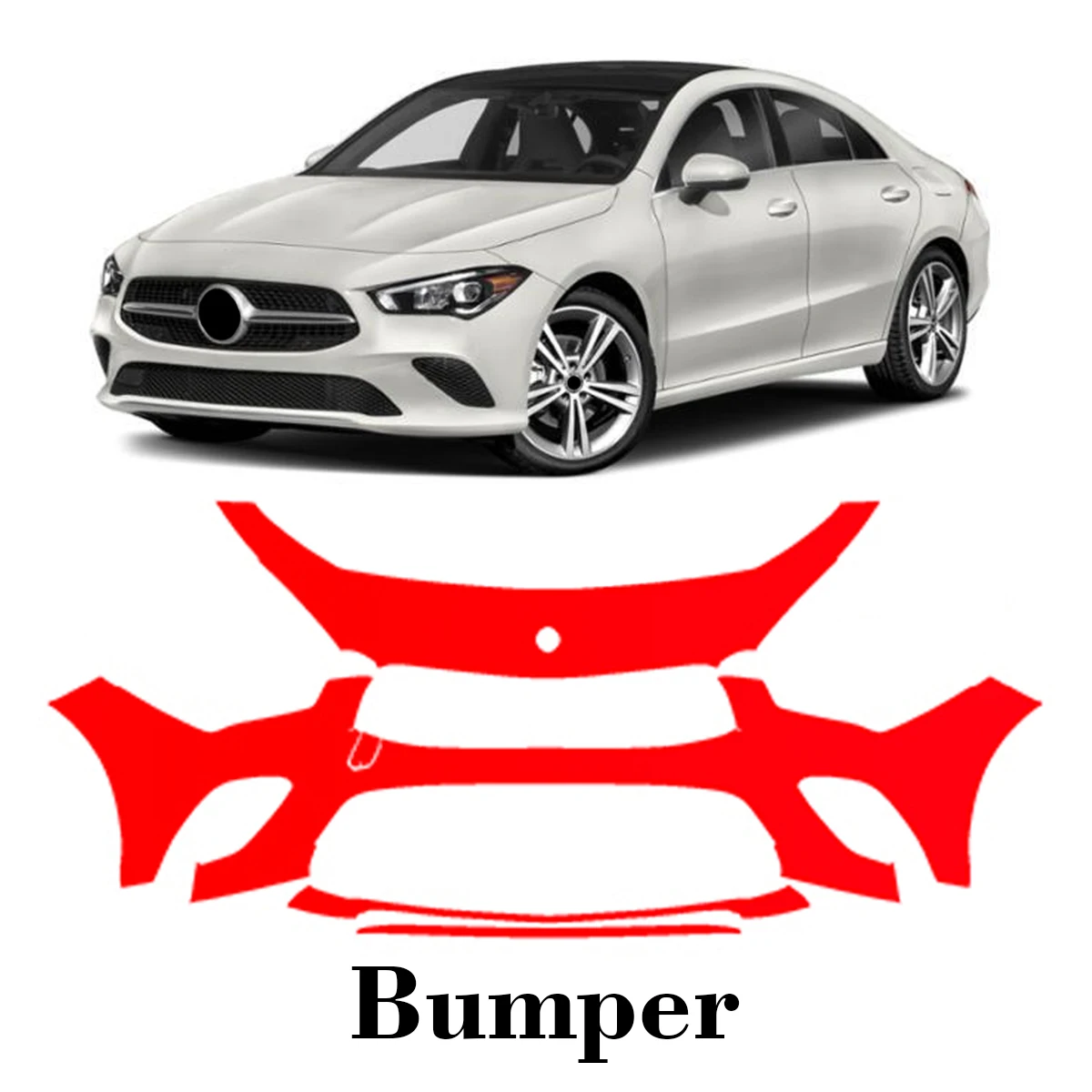 Car Precut Paint Protection Film Front Bumper Anti-scratch Exterior TPU PPF For Mercedes Benz CLA 2020-2023
Car Precut Paint Protection Film Front Bumper Anti-scratch Exterior TPU PPF For Mercedes Benz CLA 2020-2023