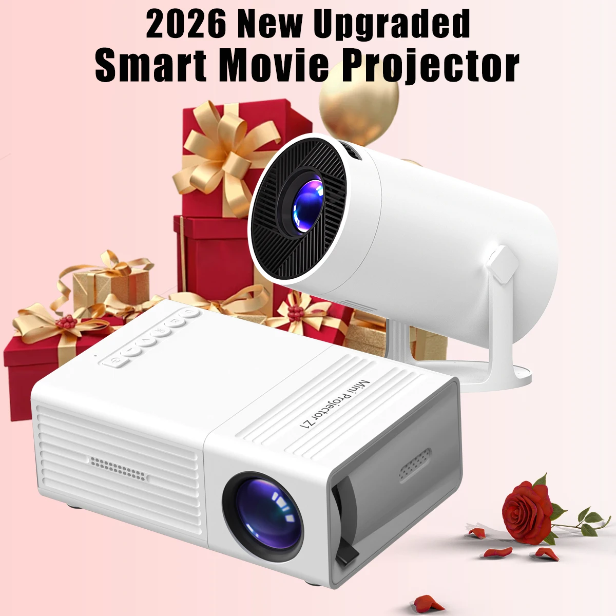 Проектор Full HD 1080P 4K Smart с Bluetooth и WiFi 6 для домашнего кинотеатра
Проектор Full HD 1080P 4K Smart с Bluetooth и WiFi 6 для домашнего кинотеатра