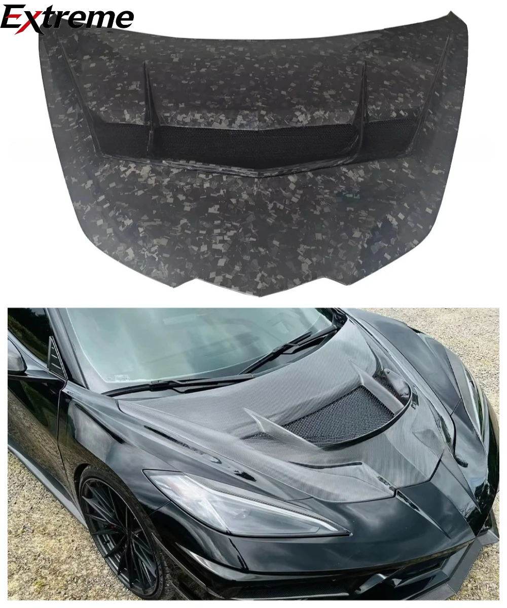 Wholesale Forged Carbon Fiber ZR1 Style Hood Fit for 2020+ Corvette C8 Z51 Z06 Front Hood High Quality
Wholesale Forged Carbon Fiber ZR1 Style Hood Fit for 2020+ Corvette C8 Z51 Z06 Front Hood High Quality