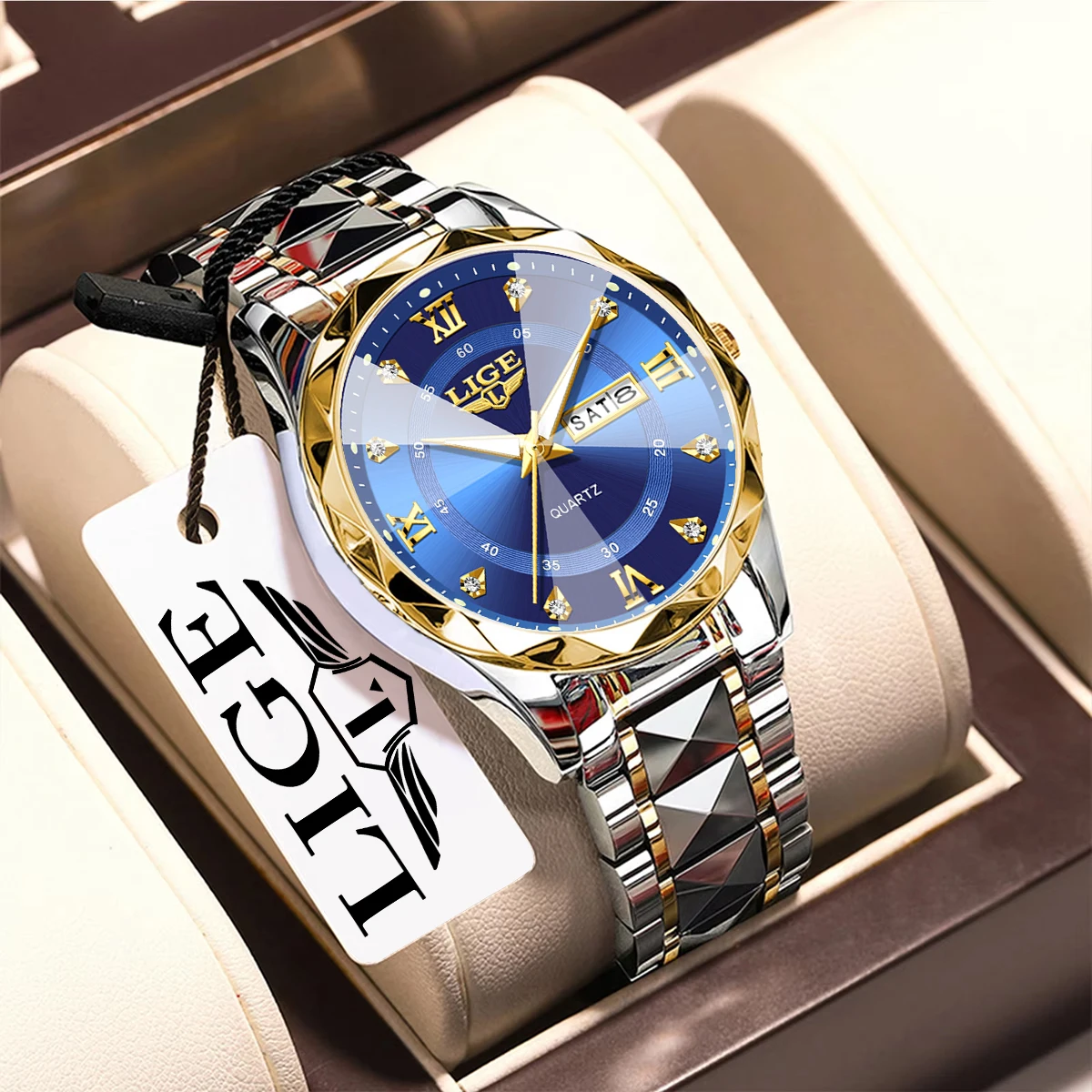 New LIGE Top Brand Luxury Man Wristwatch Waterproof Luminous Date Week Men Watches Stainless Steel Quartz Men's Watch Male reloj
New LIGE Top Brand Luxury Man Wristwatch Waterproof Luminous Date Week Men Watches Stainless Steel Quartz Men's Watch Male reloj