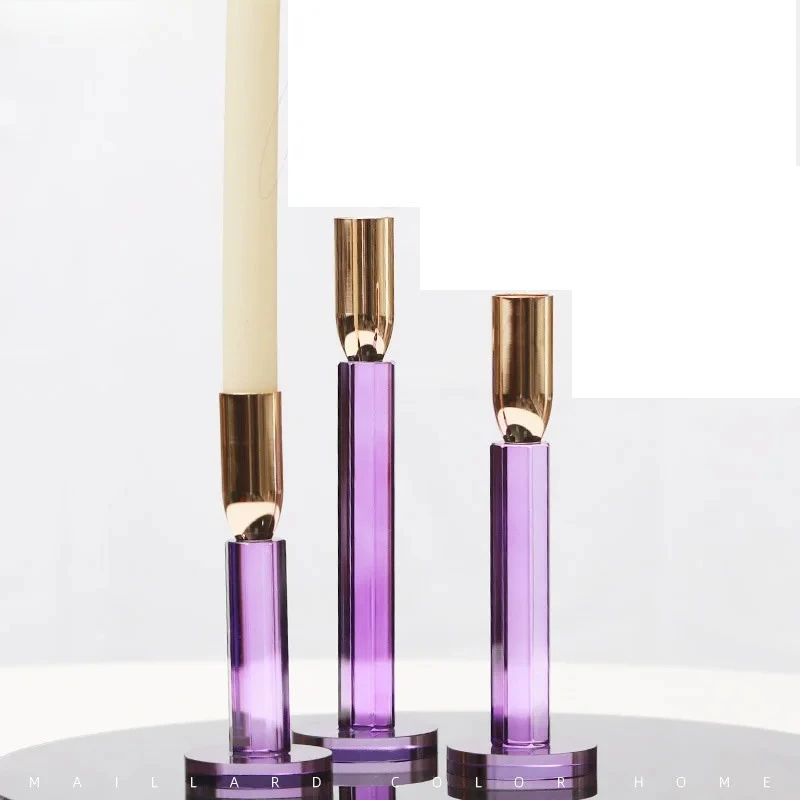 Transparent Purple/green Candle Holder Minimalist Glass Candlestick Desk Decoration Wax Melt Burner Home Aroma Container
Transparent Purple/green Candle Holder Minimalist Glass Candlestick Desk Decoration Wax Melt Burner Home Aroma Container