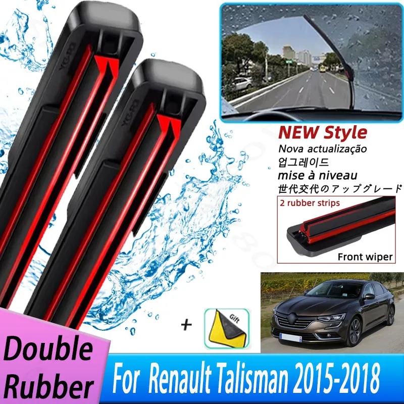 Car Wiper Blade For Renault Talisman 24"+18" 2015-2018 Front Window Washer Windscreen Windshield Wipers Blades Accessories
Car Wiper Blade For Renault Talisman 24"+18" 2015-2018 Front Window Washer Windscreen Windshield Wipers Blades Accessories