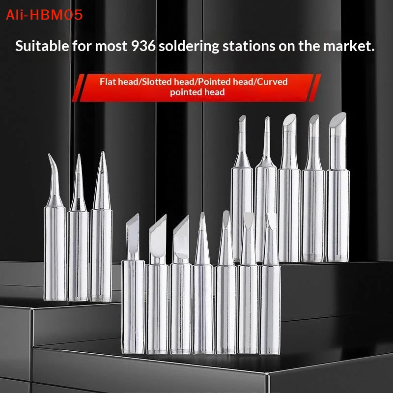 (HB05)5Pcs/10Pcs 900M-T Soldering Iron Tips Set Pure Copper Electric Soldering Iron Replacement Head For DIY Electronic Repair
(HB05)5Pcs/10Pcs 900M-T Soldering Iron Tips Set Pure Copper Electric Soldering Iron Replacement Head For DIY Electronic Repair