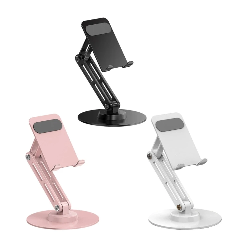 Sturdy Ergonomic Phone Holder With 360 Rotate Base Foldable Brackets for Best Viewing In Landscape Or Portrait Mode X37A
Sturdy Ergonomic Phone Holder With 360 Rotate Base Foldable Brackets for Best Viewing In Landscape Or Portrait Mode X37A