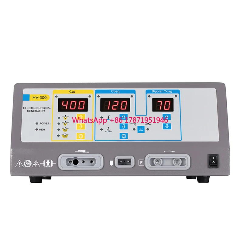 300W High Frequency Electrosurgical Generator Veterinary Electrobisturi Monopolar Bipolar Electrocoagulator
300W High Frequency Electrosurgical Generator Veterinary Electrobisturi Monopolar Bipolar Electrocoagulator
