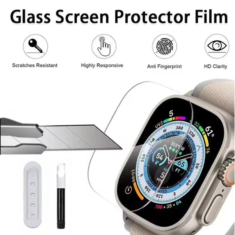 UV Full Glue Tempered Glass for Apple Watch 11 10 9 44MM 45MM 46MM Screen Protector IWatch 42 44 45 46 40 41 MM Protective Film
UV Full Glue Tempered Glass for Apple Watch 11 10 9 44MM 45MM 46MM Screen Protector IWatch 42 44 45 46 40 41 MM Protective Film